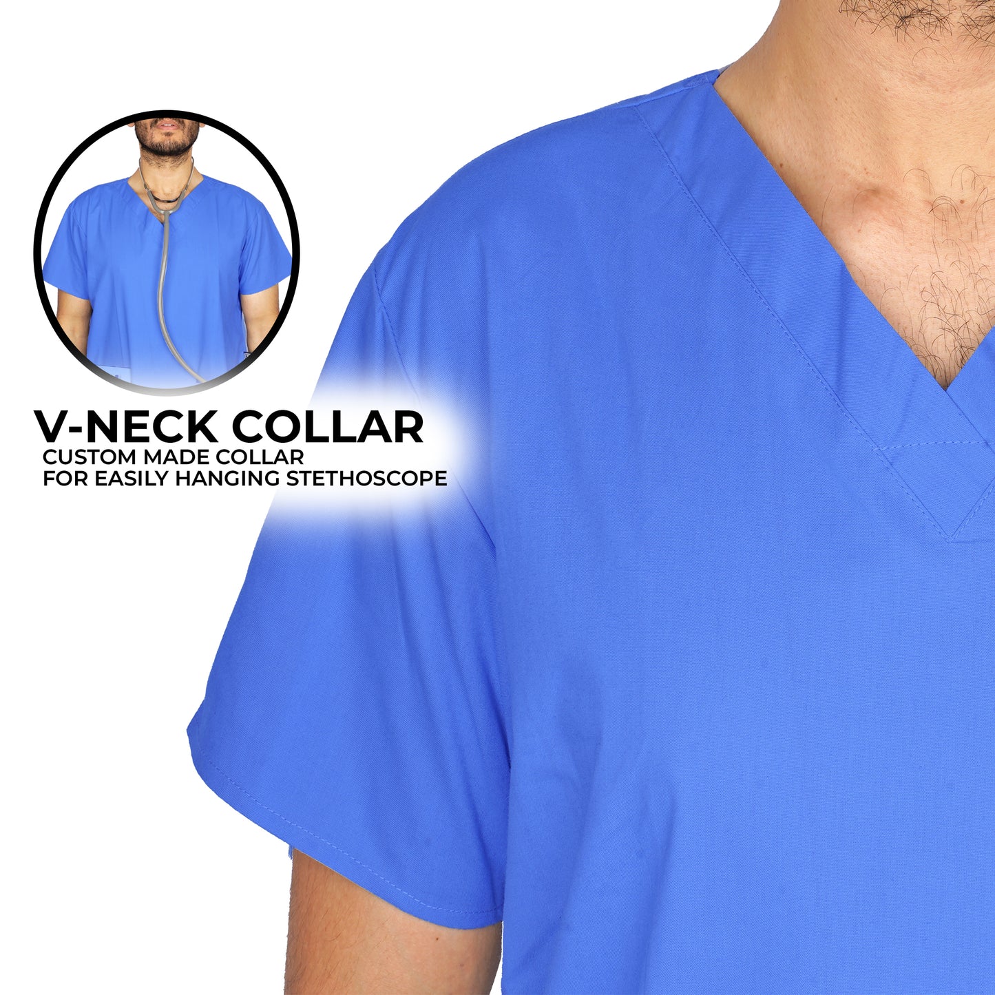 LYNWOOD MEDICAL SCRUB SUIT CLASSIC - DEEP BLUE