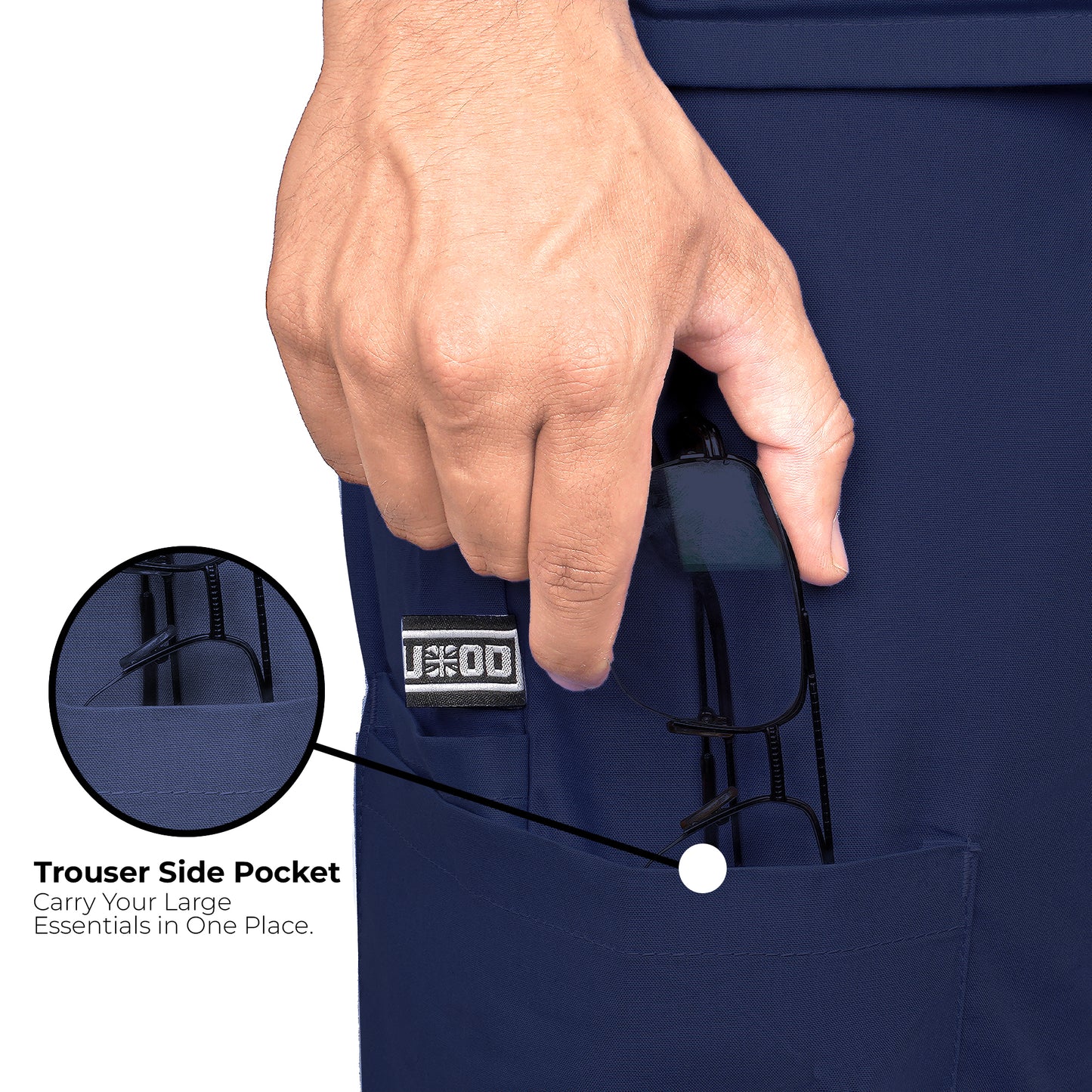 LYNWOOD MEDICAL SCRUB TROUSER CLASSIC - NAVY BLUE