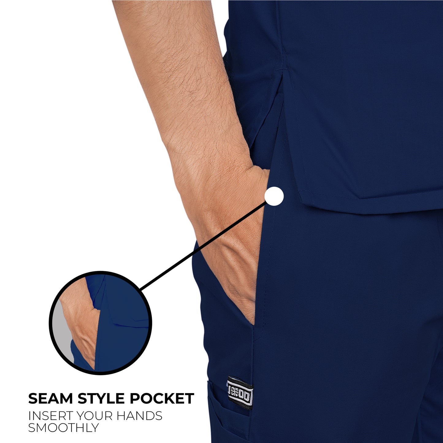 LYNWOOD MEDICAL SCRUB TROUSER CLASSIC - NAVY BLUE