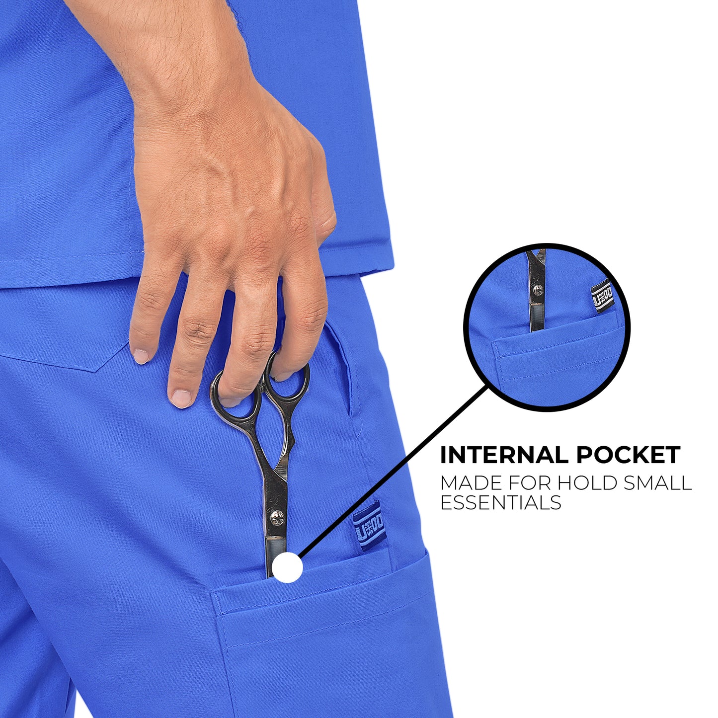 LYNWOOD MEDICAL SCRUB TROUSER CLASSIC - DEEP BLUE