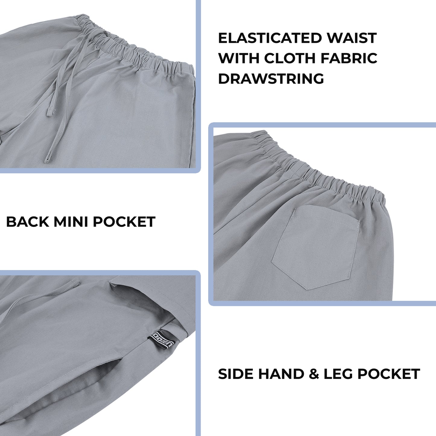 LYNWOOD MEDICAL SCRUB TROUSER CLASSIC - GREY