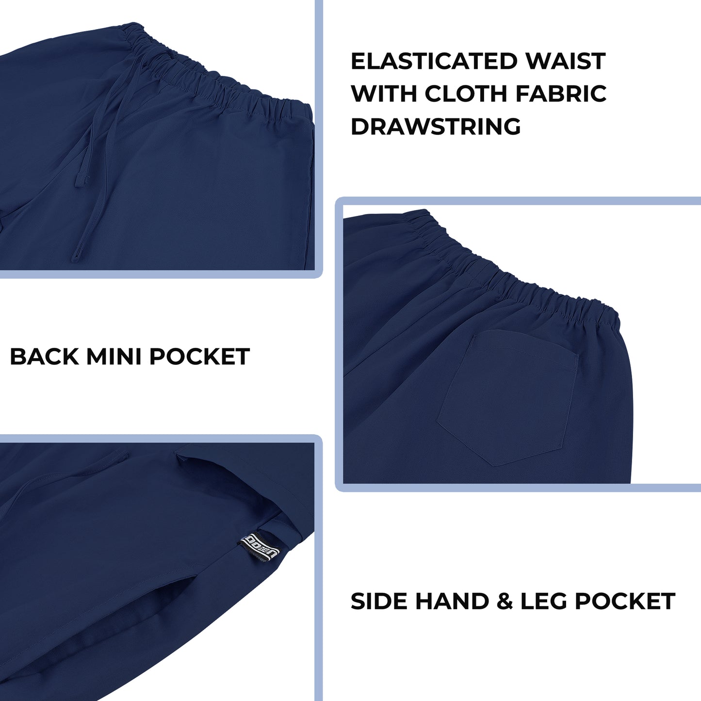 LYNWOOD MEDICAL SCRUB TROUSER CLASSIC - NAVY BLUE