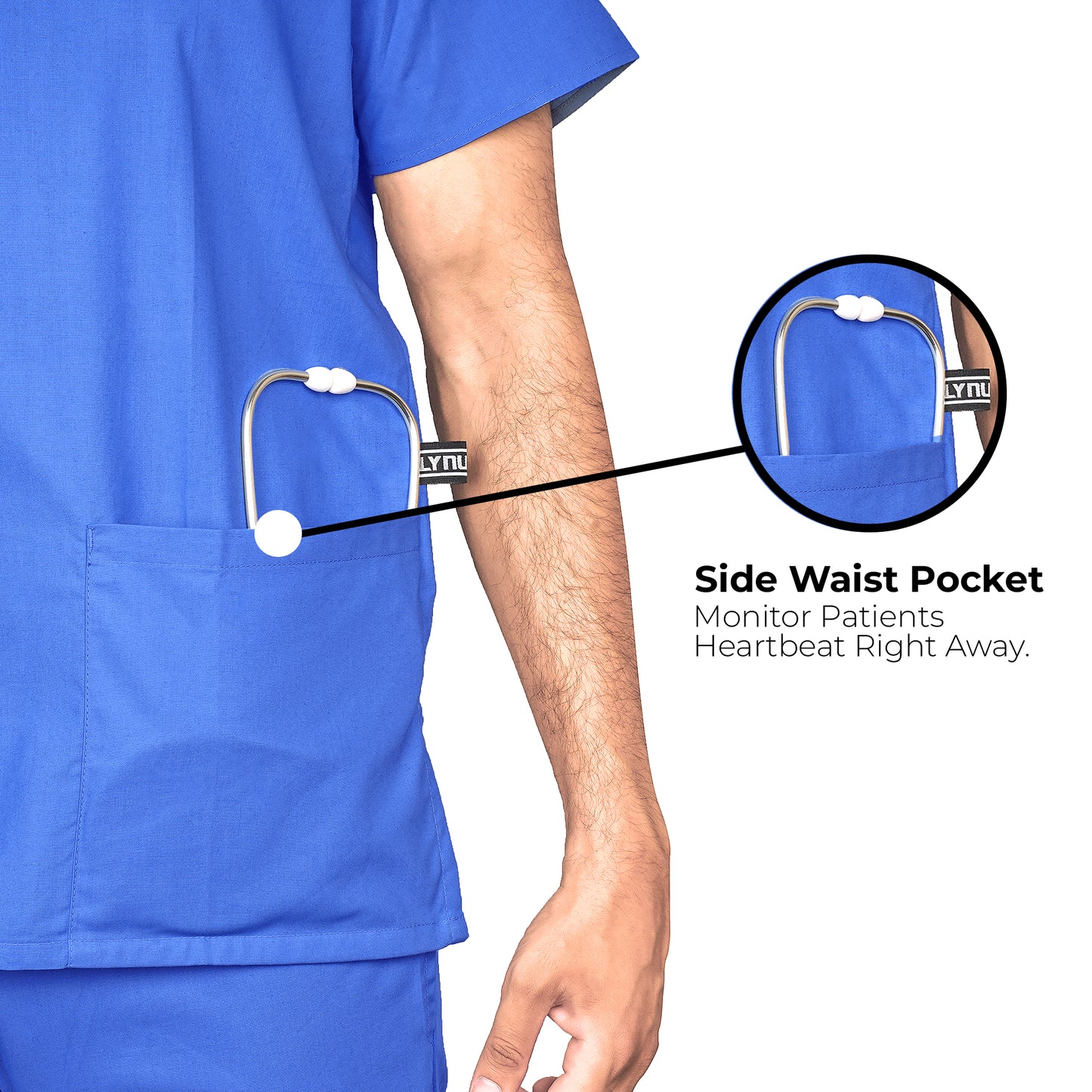 LYNWOOD MEDICAL SCRUB SUIT CLASSIC - DEEP BLUE