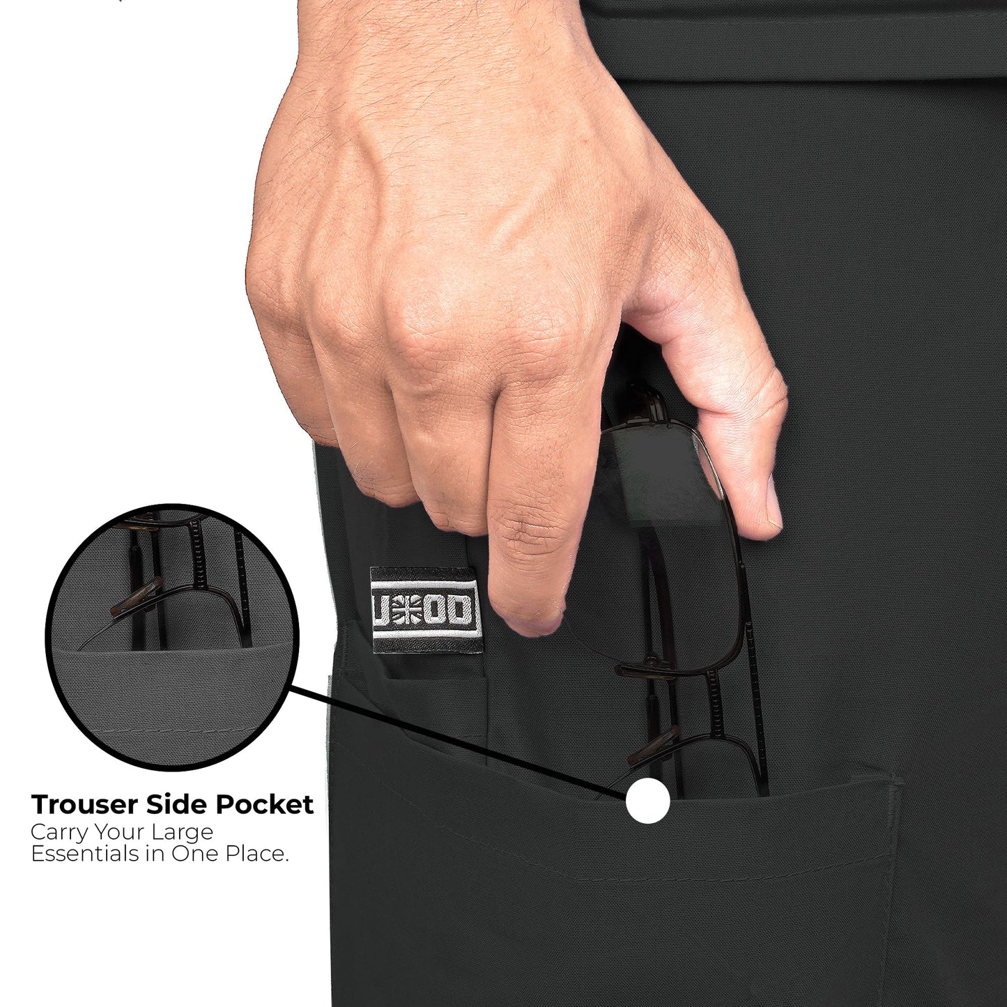 Lynwood Medical Scrub Trouser - Black