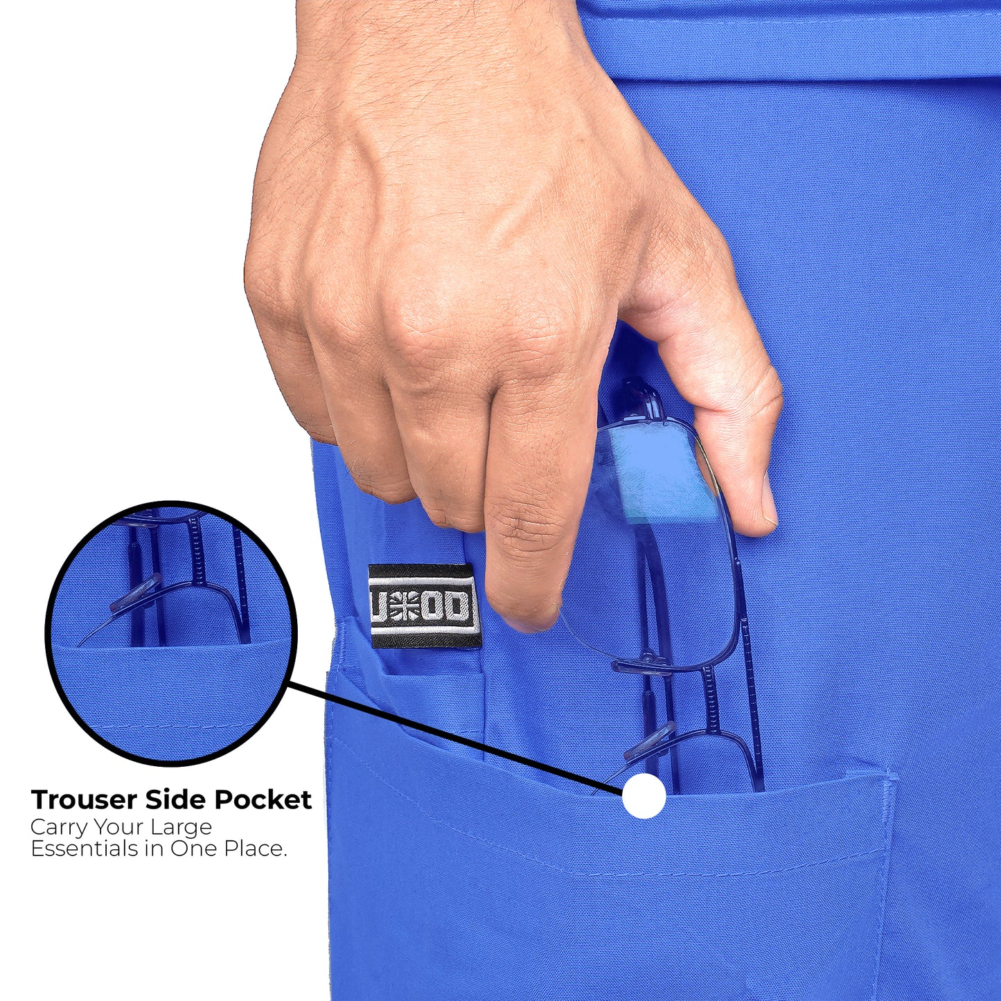 LYNWOOD MEDICAL SCRUB TROUSER CLASSIC - DEEP BLUE