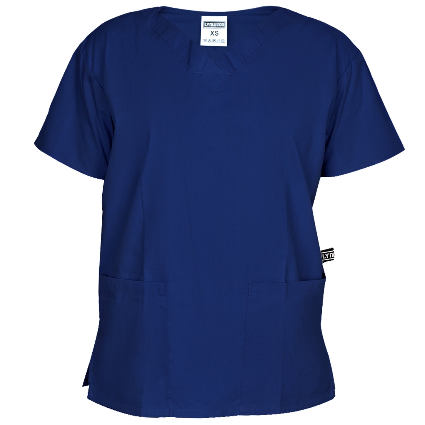 LYNWOOD MEDICAL SCRUB TUNIC CLASSIC V-NECK - NAVY BLUE