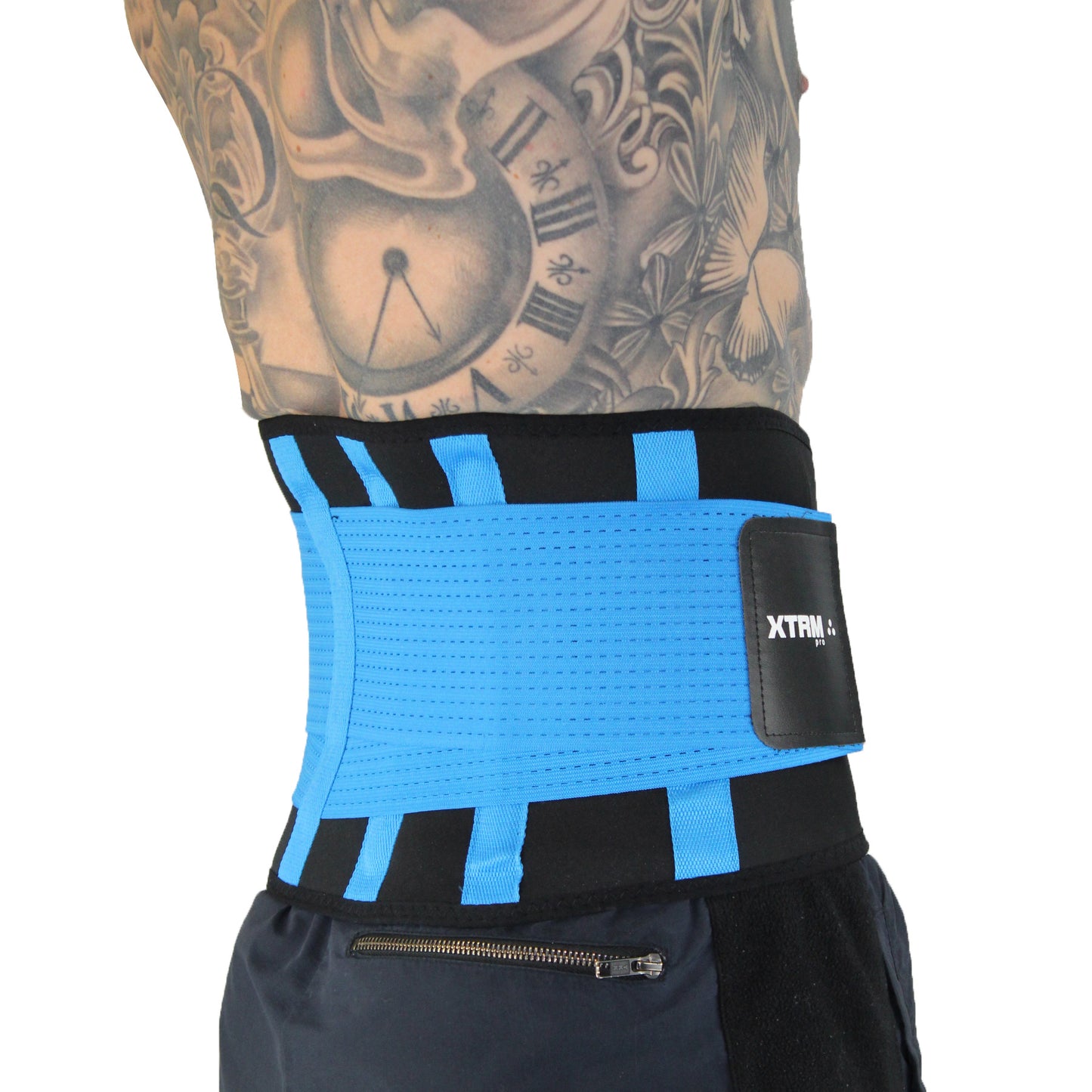 LUMBAR SUPPORT BELT BLUE