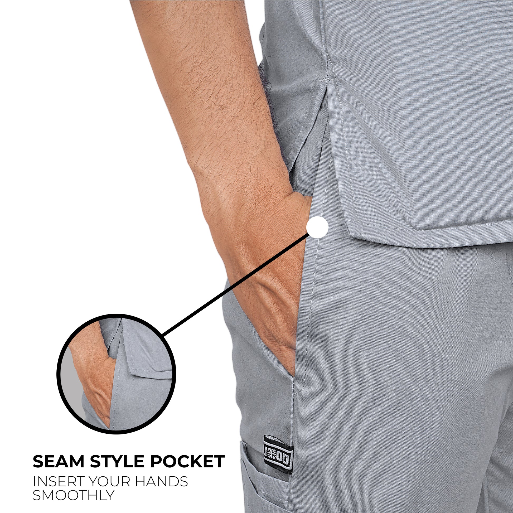 LYNWOOD MEDICAL SCRUB TROUSER CLASSIC - GREY