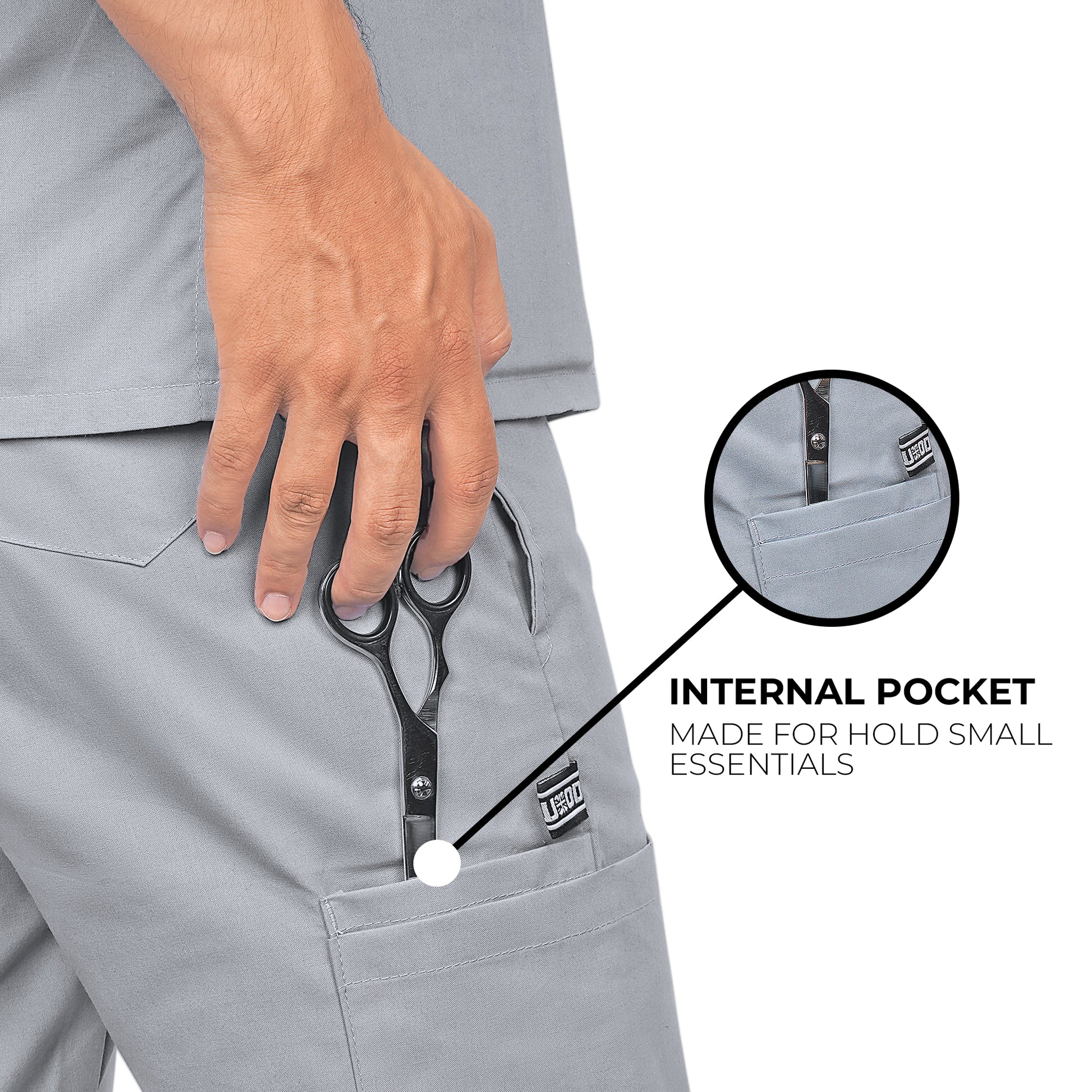 LYNWOOD MEDICAL SCRUB TROUSER CLASSIC - GREY