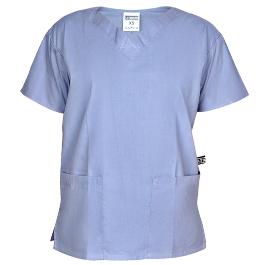 LYNWOOD MEDICAL SCRUB TUNIC CLASSIC V-NECK - CEIL